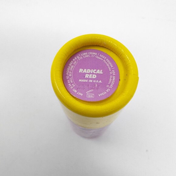 Lime Crime RADICAL RED vegan soft touch comfort matte lipcolor lipstick  NEW - Picture 3 of 5